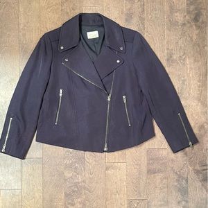 Club Monaco Twill Biker Jacket - S